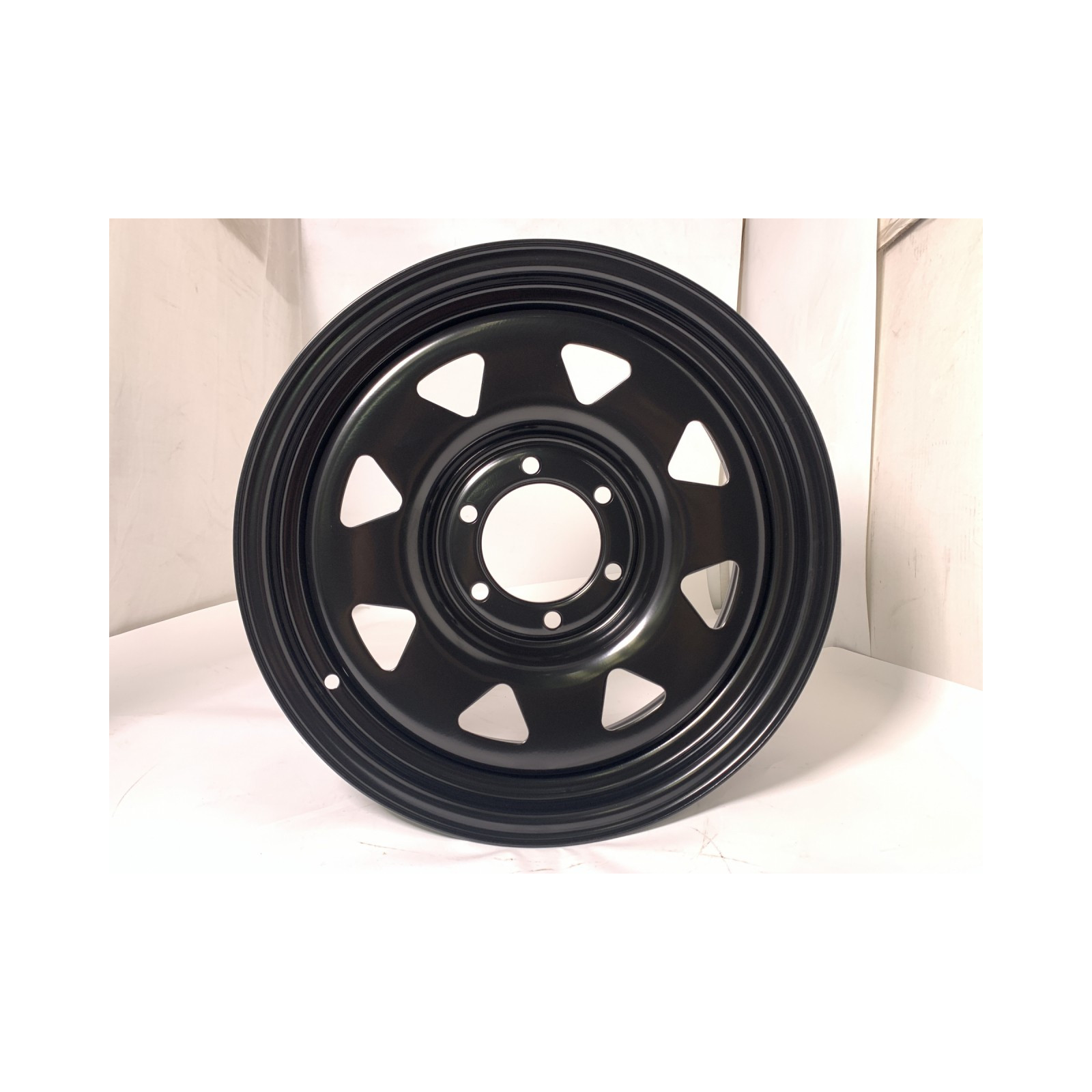Jante acier Triangular noire 7x17 6x139.7 ET20 CB106.1 pour Toyota Land Cruiser Hilux N4-OFFROAD 