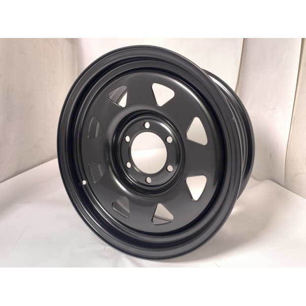 Jante acier Triangular noire 7x17 6x139.7 ET20 CB106.1 pour Toyota Land Cruiser Hilux N4-OFFROAD 