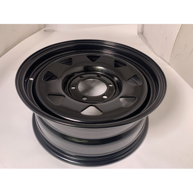 Jante acier Triangular noire 7x17 6x139.7 ET20 CB106.1 pour Toyota Land Cruiser Hilux N4-OFFROAD 