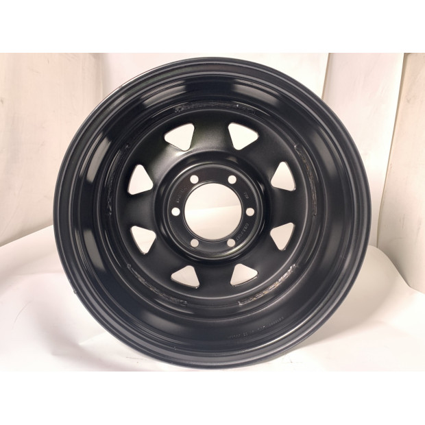 Jante acier Triangular noire 7x17 6x139.7 ET20 CB106.1 pour Toyota Land Cruiser Hilux N4-OFFROAD 