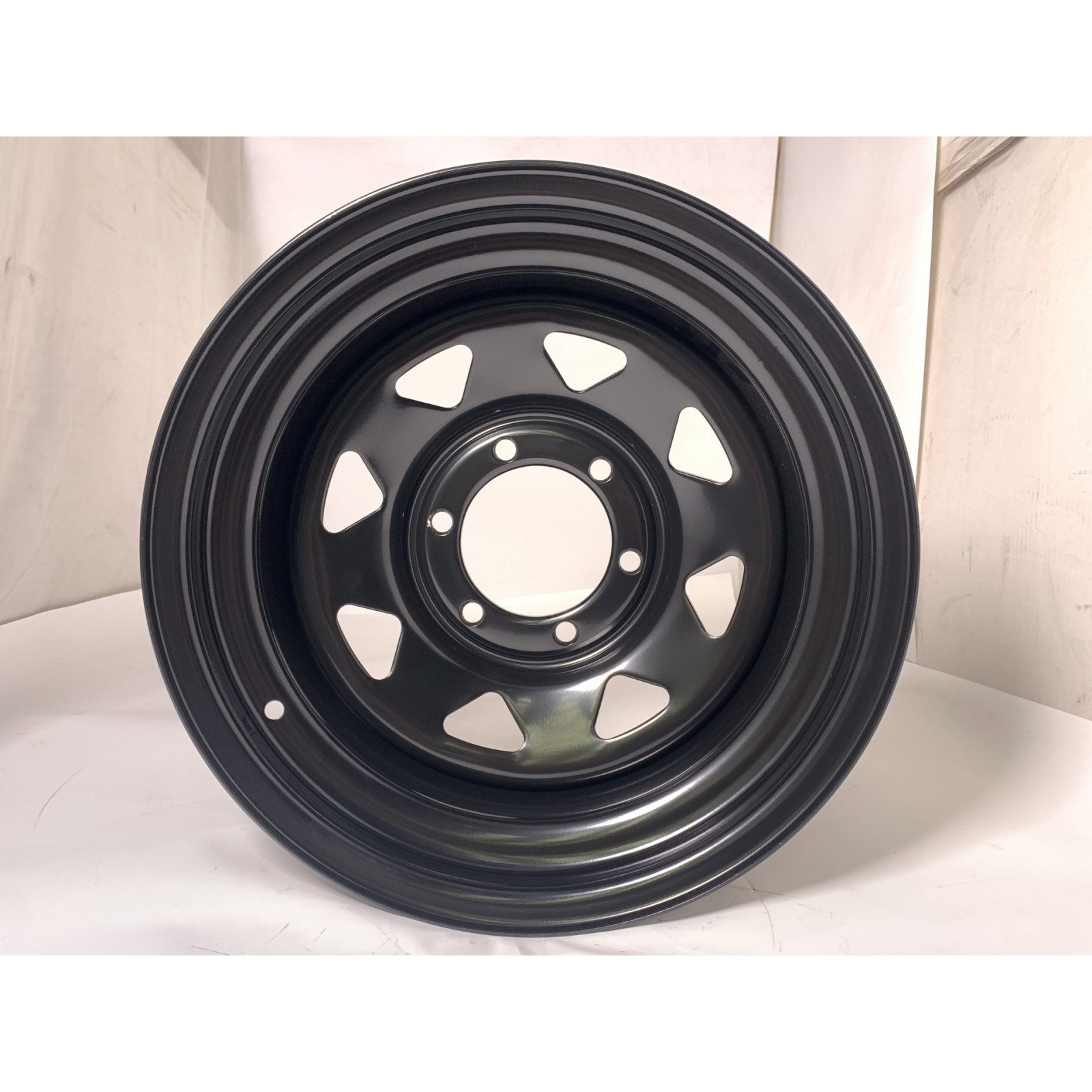 Jante acier Triangular noire 8X16 6x139.7 ET-25 CB110 pour Nissan Toyota Ford Mitsubishi N4-OFFROAD 
