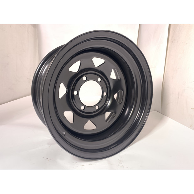 Jante acier Triangular noire 8X16 6x139.7 ET-25 CB110 pour Nissan Toyota Ford Mitsubishi N4-OFFROAD 