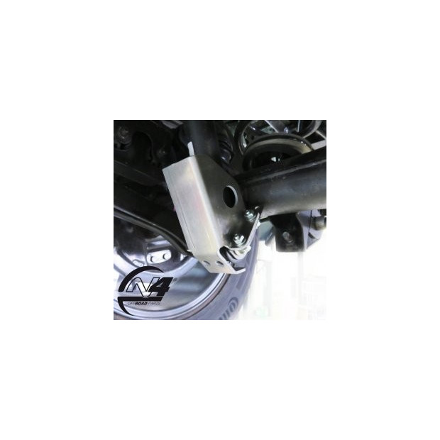 Protection d'amortisseur arrière droit N4-OFFROAD Nissan Navara NP300 (D23) 2016+ • SUKT35