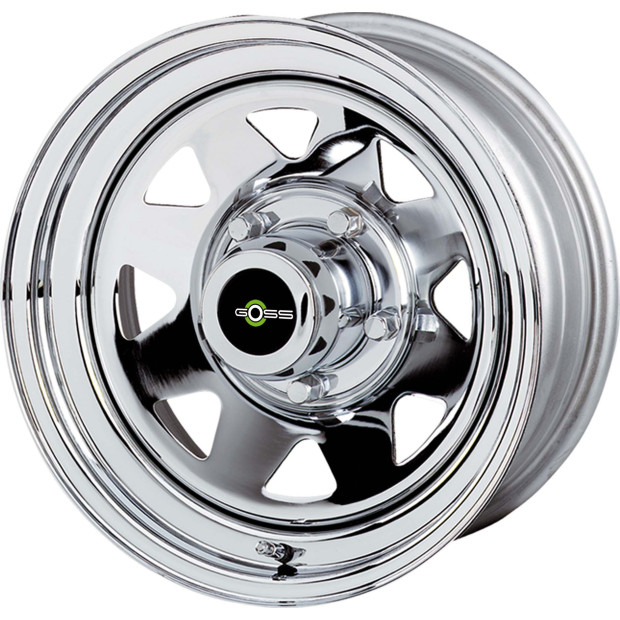 Jante GOSS Triangular 8x15 5x165.1 CB125 ET+13. Chrome 