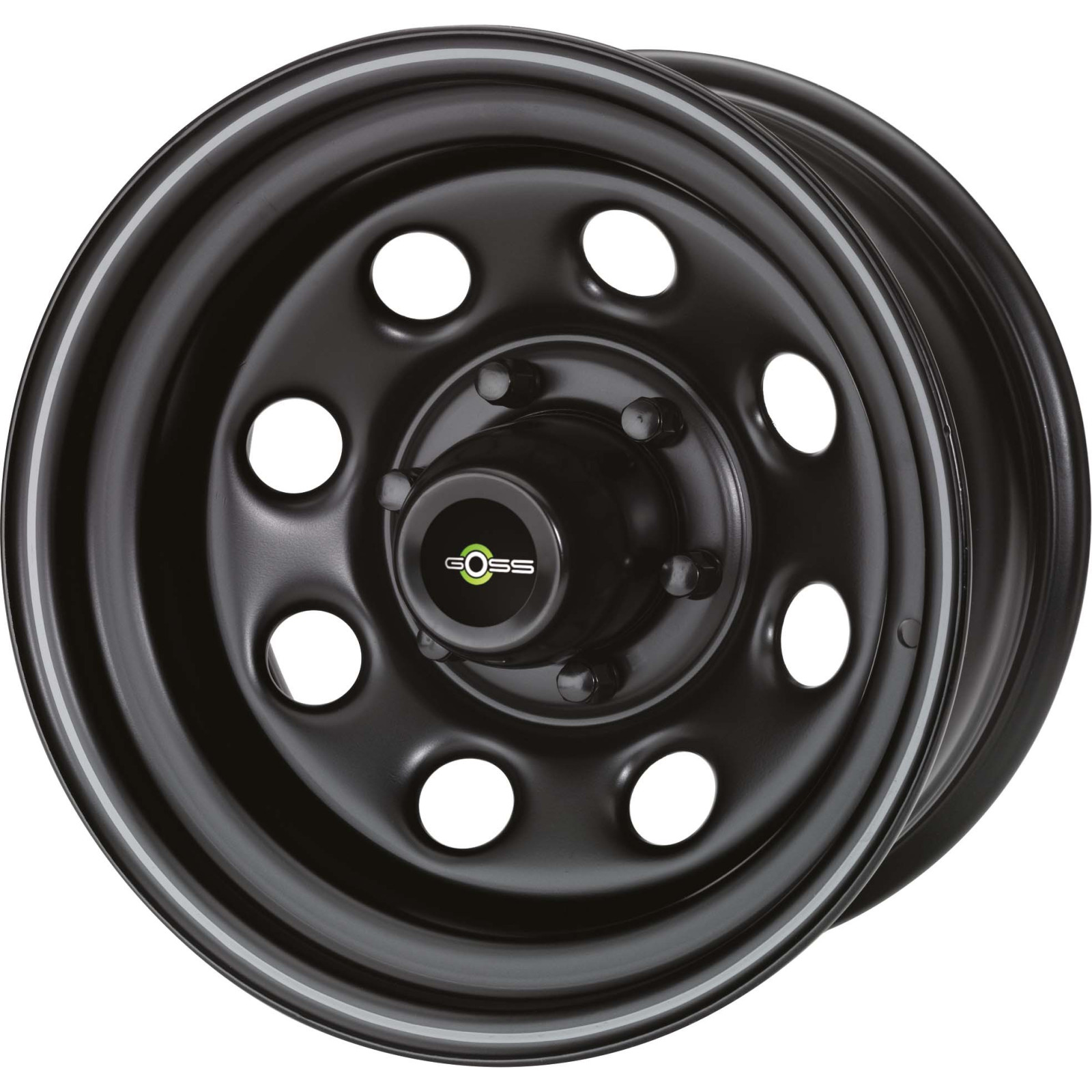 Jante GOSS Soft8 10x17 5x127 CB71.6 ET-44. Noire 