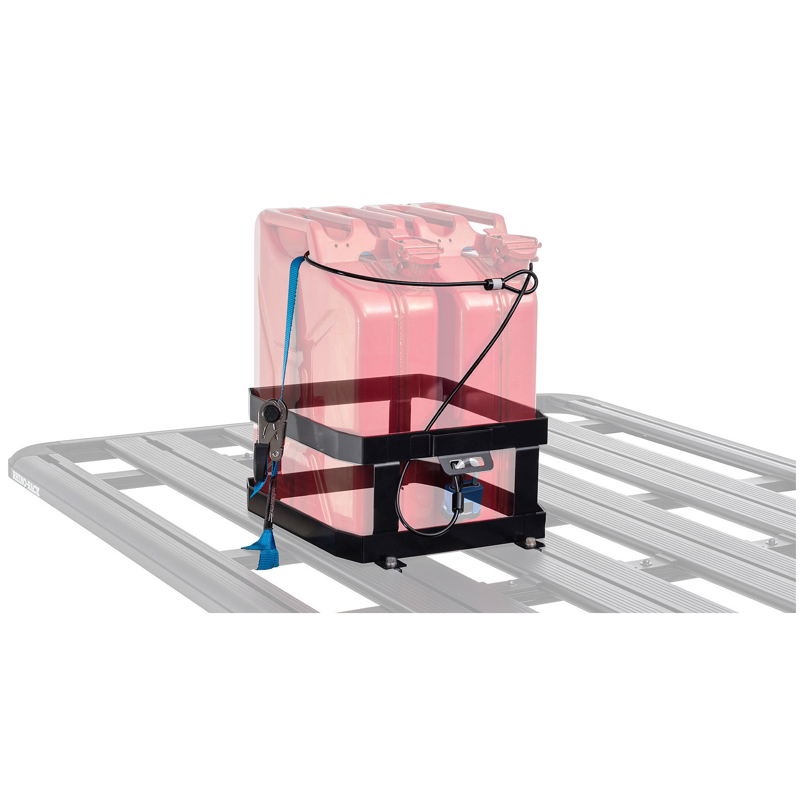 Double Vertical Jerry Can Holder Rhino Rack 