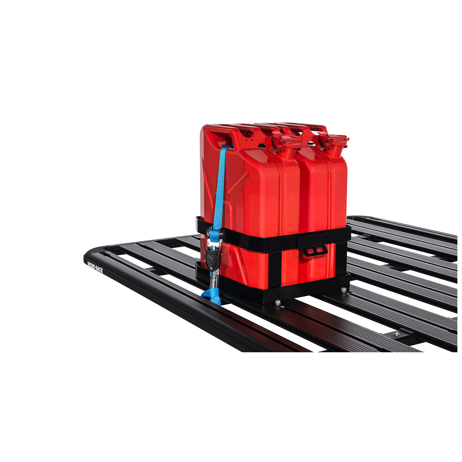 Double Vertical Jerry Can Holder Rhino Rack 