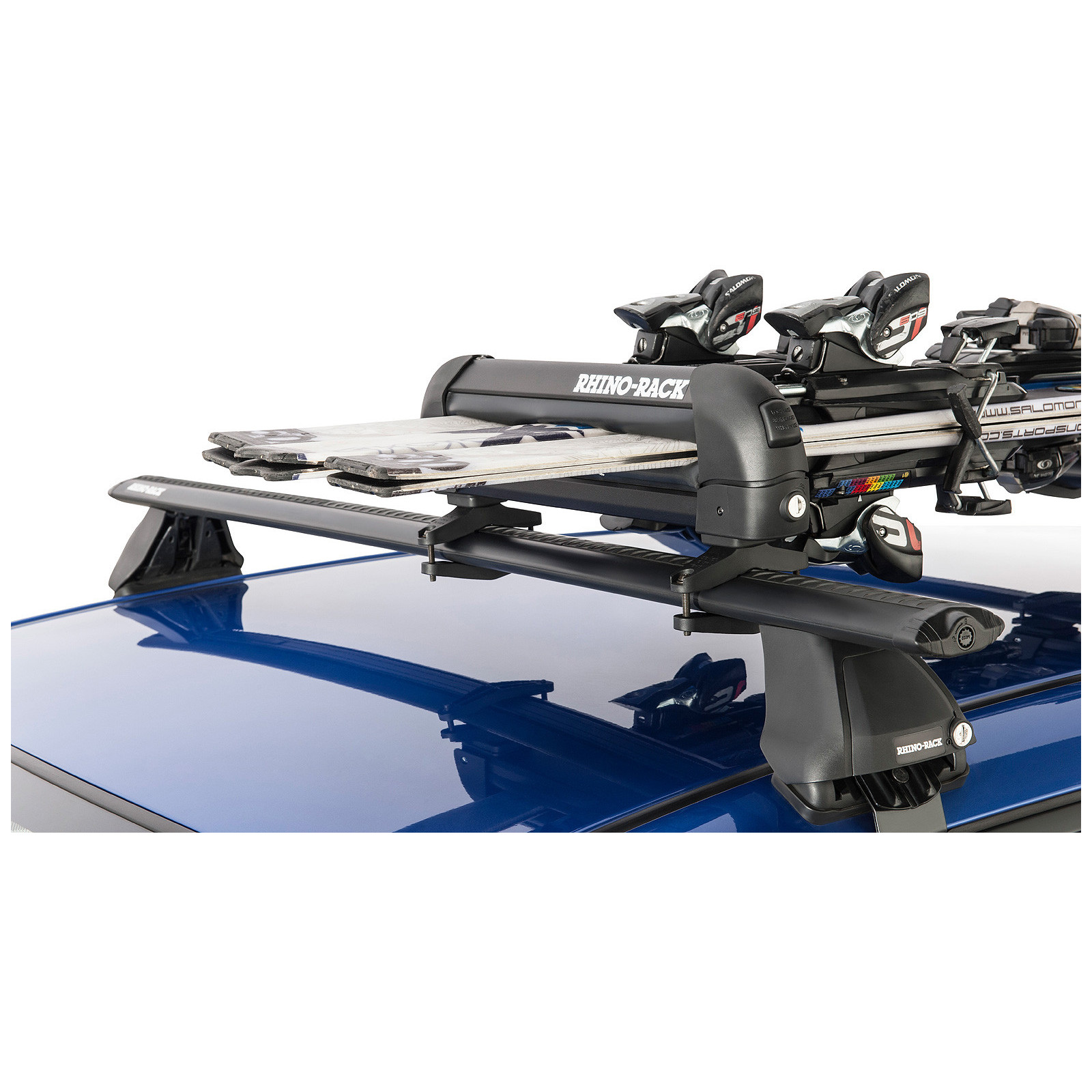 Ski and Snowboard Carrier - 3 skis or 2 snowboards Rhino Rack 