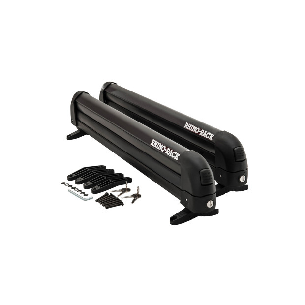 Ski and Snowboard Carrier - 4 Skis or 2 Snowboards Rhino Rack 
