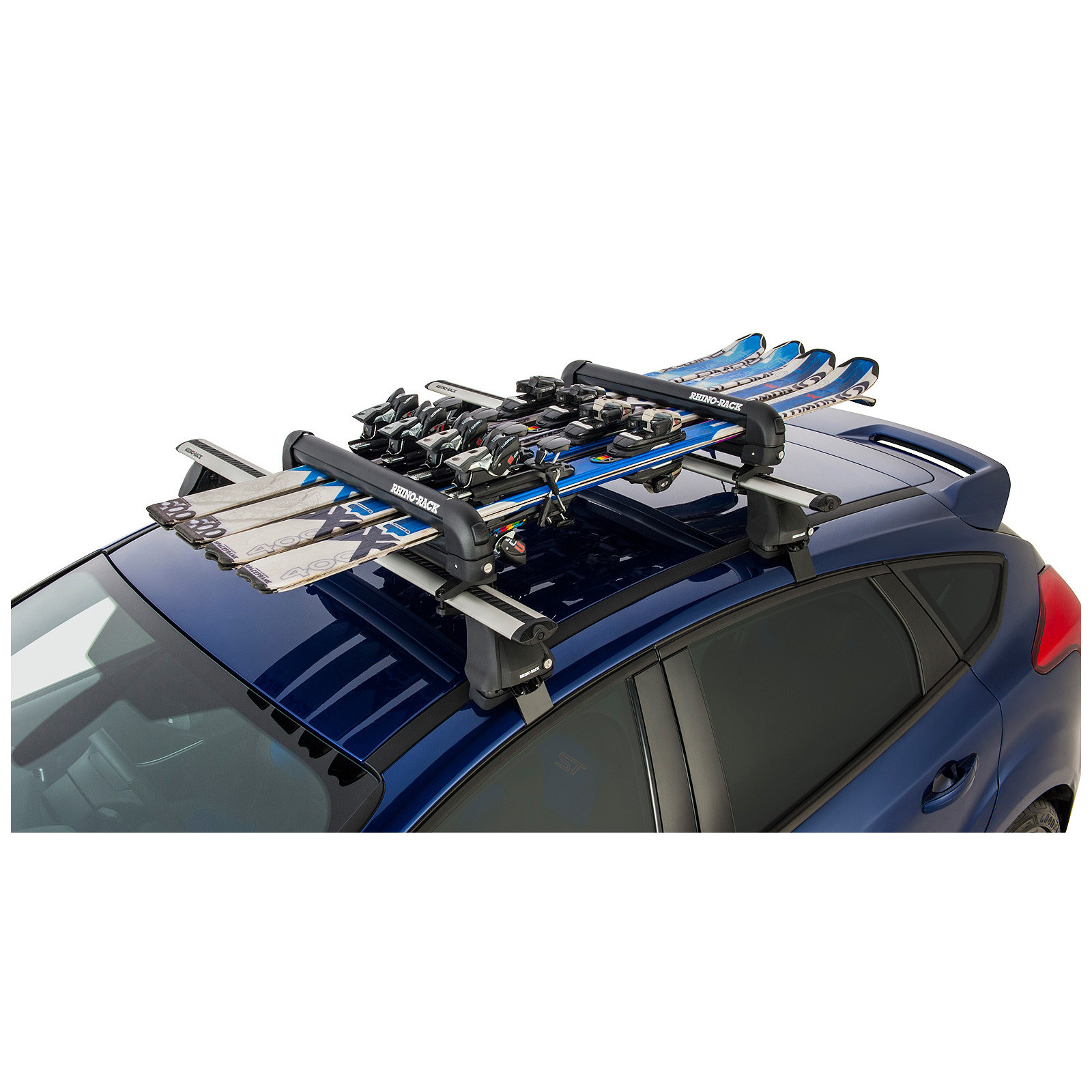 Ski and Snowboard Carrier - 4 Skis or 2 Snowboards Rhino Rack 