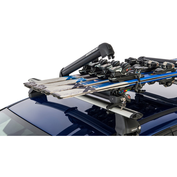 Ski and Snowboard Carrier - 4 Skis or 2 Snowboards Rhino Rack 