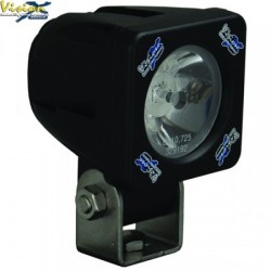 Phare LED Compact Carré 2'' VISION X SOLSTICE SOLO Noir 10W 1.052LM Faisceau Combo (mixte AB+LP) 30°