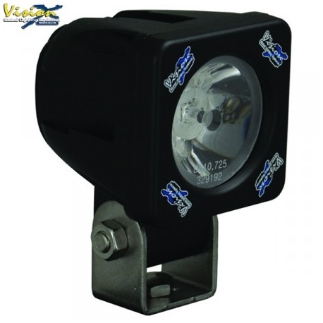 Phare LED Compact Carré 2'' VISION X SOLSTICE SOLO Noir 10W 1.052LM Faisceau Spot (LP) 10°