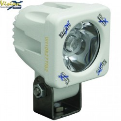 Phare LED Compact Carré 2'' VISION X SOLSTICE SOLO Blanc 10W 1.052LM Faisceau Flood (AB) 60°