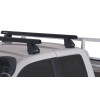 Kit 2 barres de toit noires RHINO-RACK Heavy Duty 2500 • JA0130 