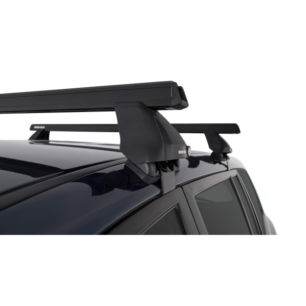 Kit 2 barres de toit noires RHINO-RACK Heavy Duty 2500 • JA0155 