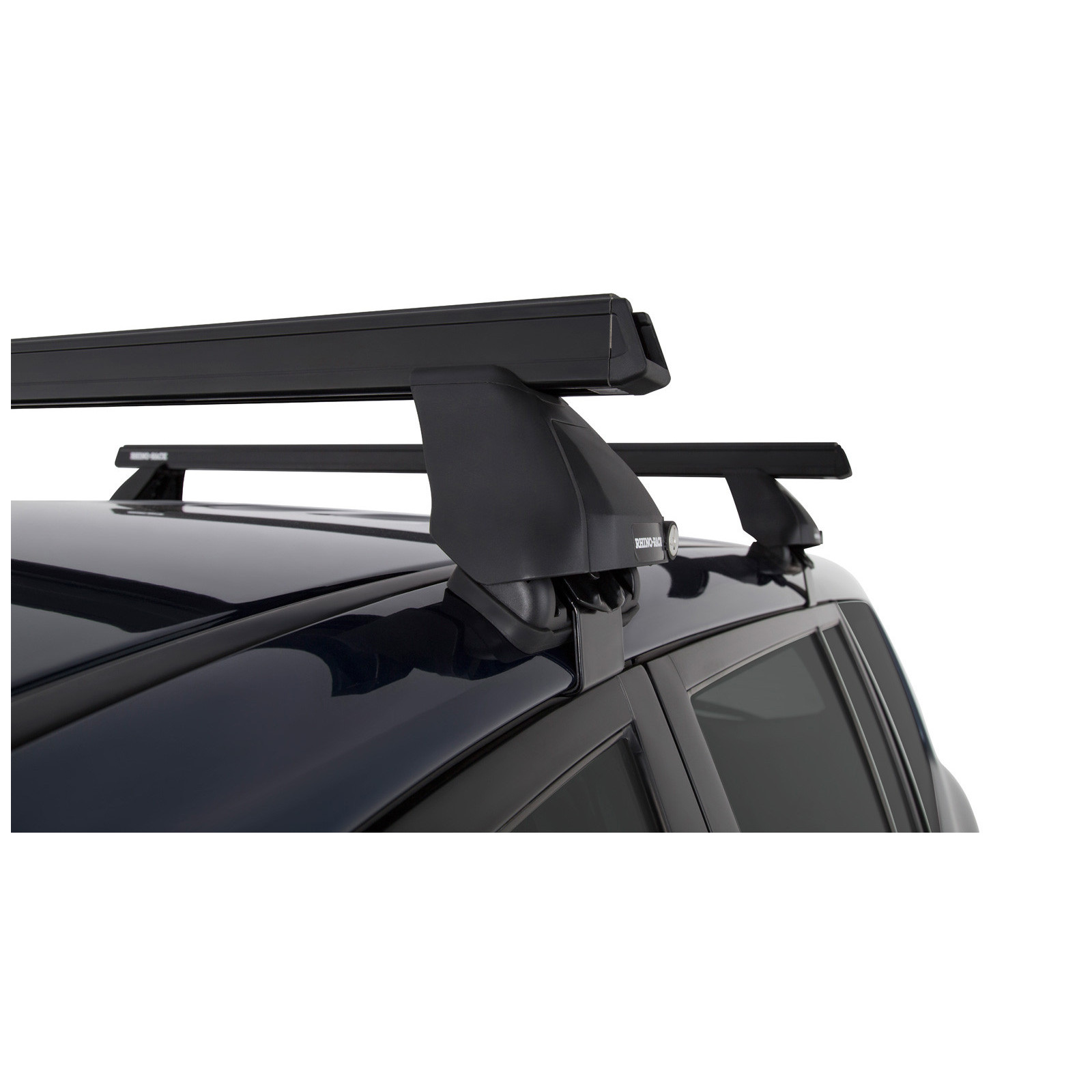 Kit 2 barres de toit noires RHINO-RACK Heavy Duty 2500 • JA0155 