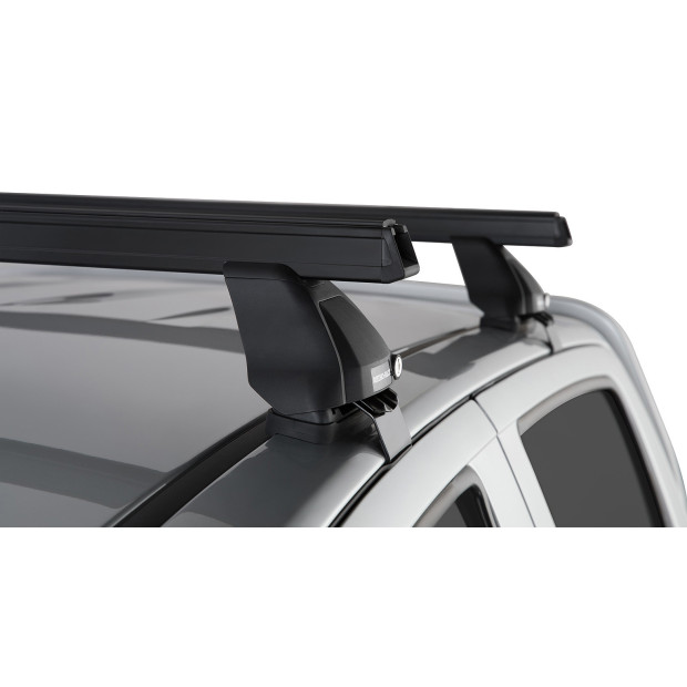 Kit 2 barres de toit noires RHINO-RACK Heavy Duty 2500 • JA0199 