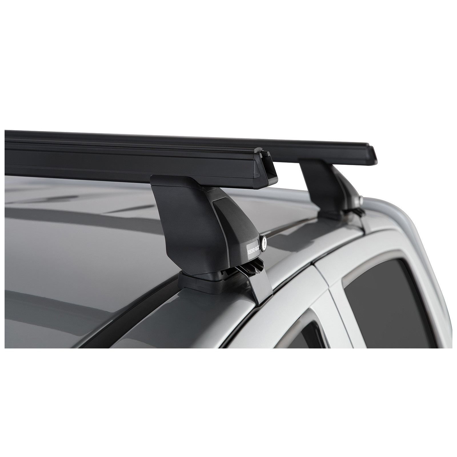 Kit 2 barres de toit noires RHINO-RACK Heavy Duty 2500 • JA0199 