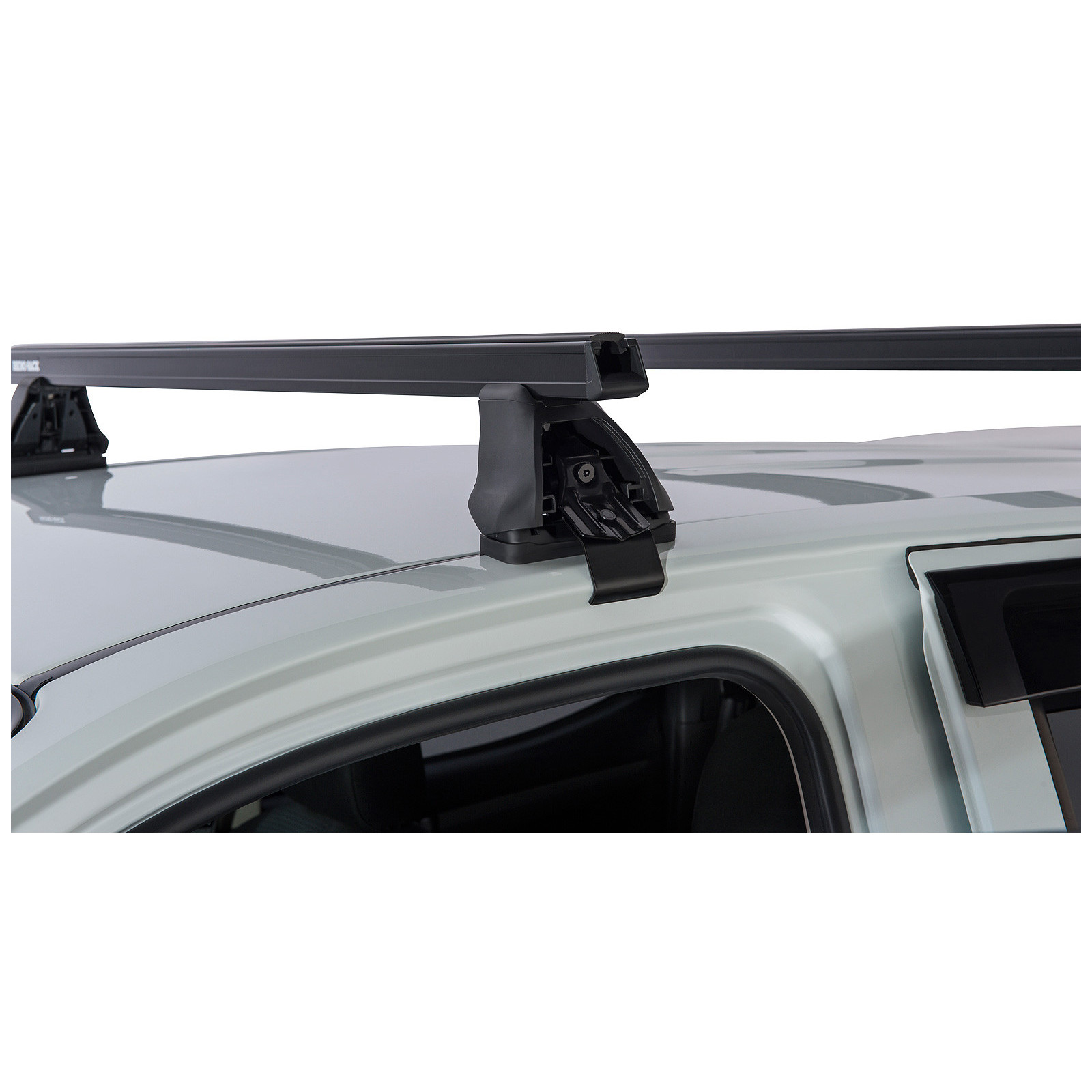 Kit 2 barres de toit noires RHINO-RACK Heavy Duty 2500 • JA0199 