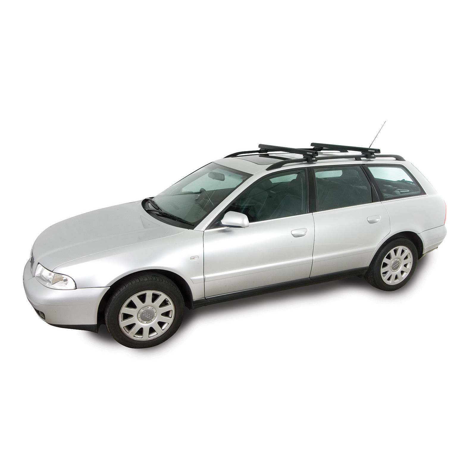 Kit 2 barres de toit noires RHINO-RACK Heavy Duty CXB • JA0478 