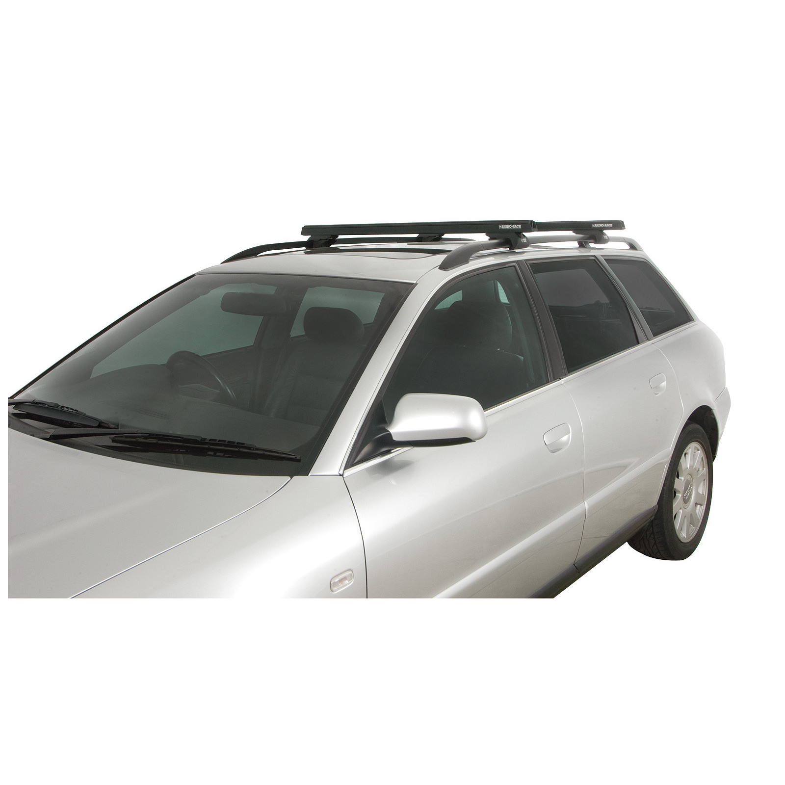 Kit 2 barres de toit noires RHINO-RACK Heavy Duty CXB • JA0478 