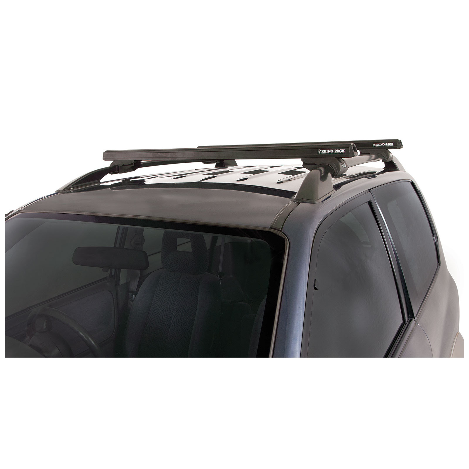 Kit 2 barres de toit noires RHINO-RACK Heavy Duty CXB • JA0478 