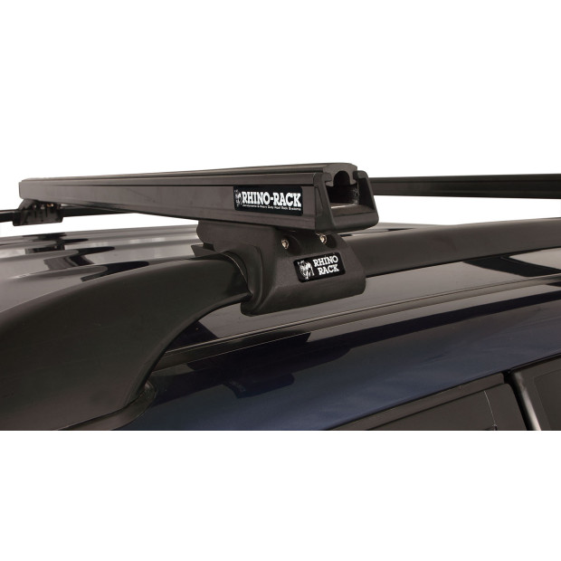 Kit 2 barres de toit noires RHINO-RACK Heavy Duty CXB • JA0478 