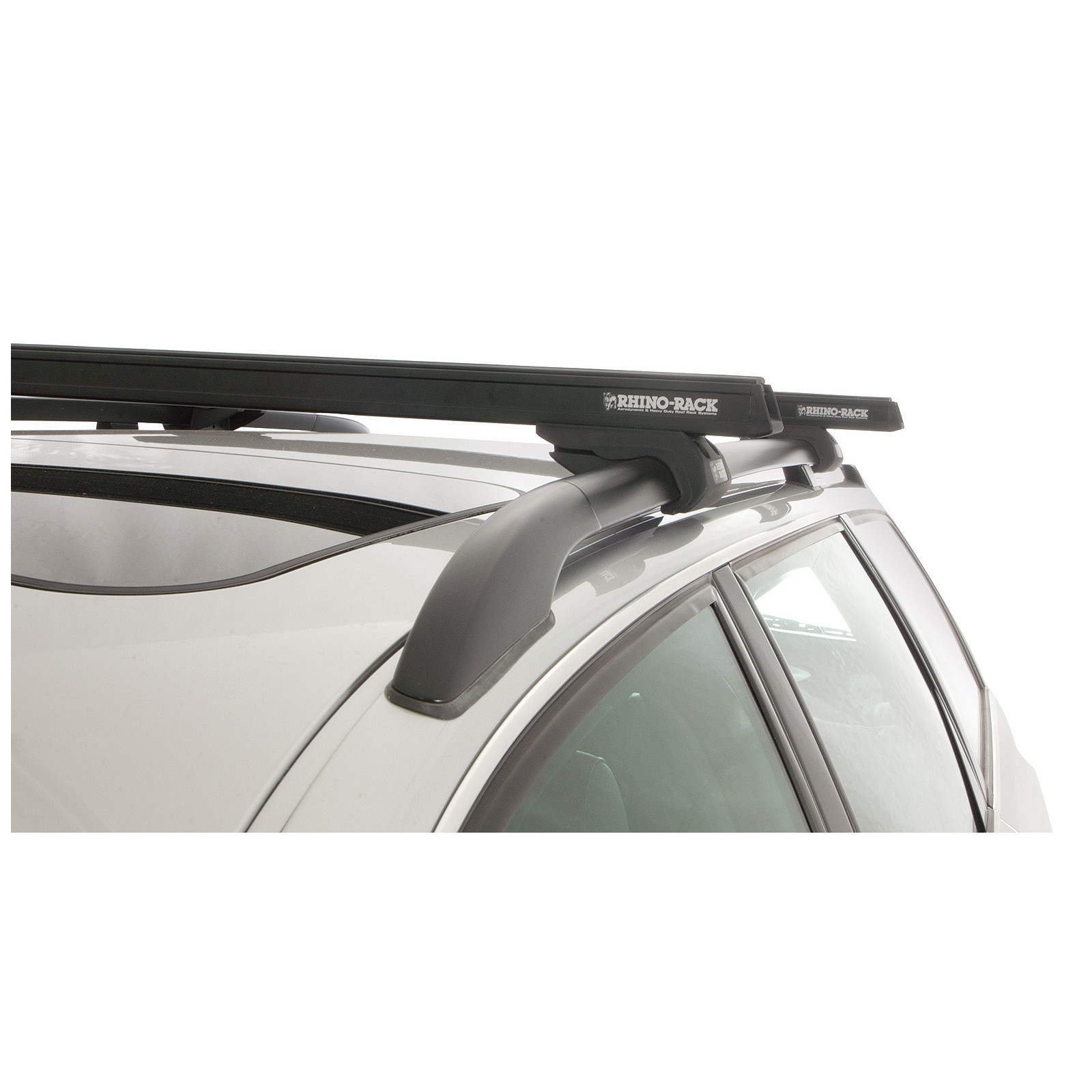 Kit 2 barres de toit noires RHINO-RACK Heavy Duty CXB • JA0478 