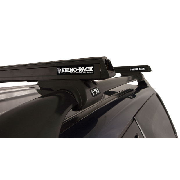 Kit 2 barres de toit noires RHINO-RACK Heavy Duty CXB • JA0478 