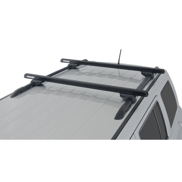 Kit 2 barres de toit noires RHINO-RACK Heavy Duty CXB • JA0494 