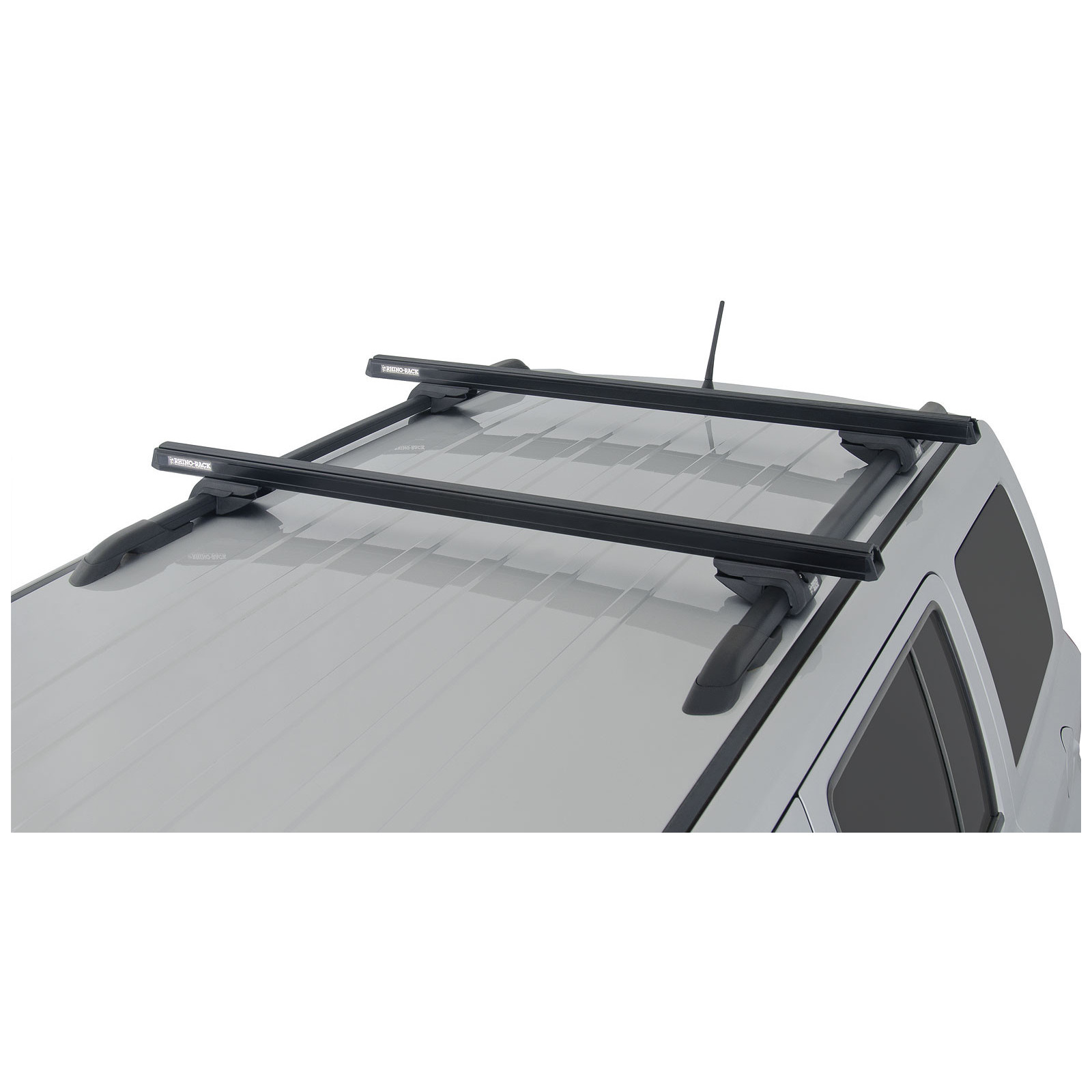 Kit 2 barres de toit noires RHINO-RACK Heavy Duty CXB • JA0494 
