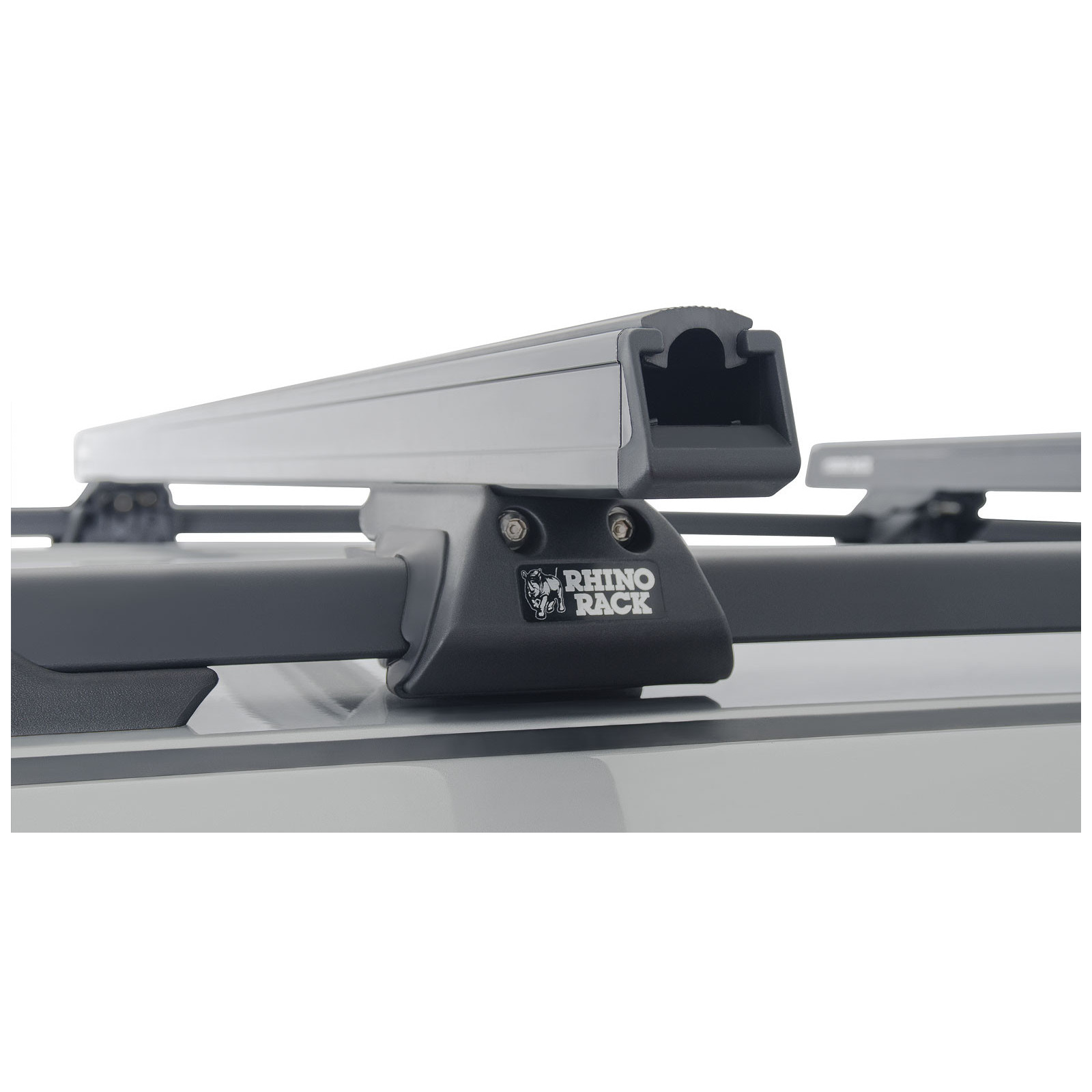 Kit 2 barres de toit noires RHINO-RACK Heavy Duty CXB • JA0494 