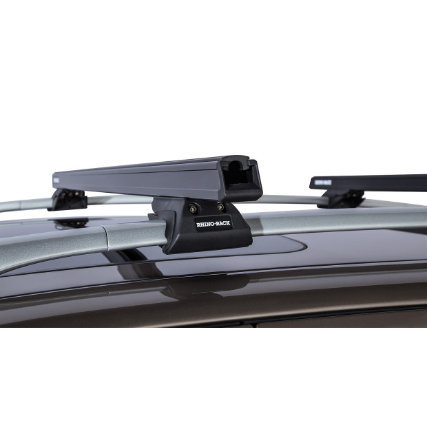 Kit 2 barres de toit noires RHINO-RACK Heavy Duty CXB • JA0494 