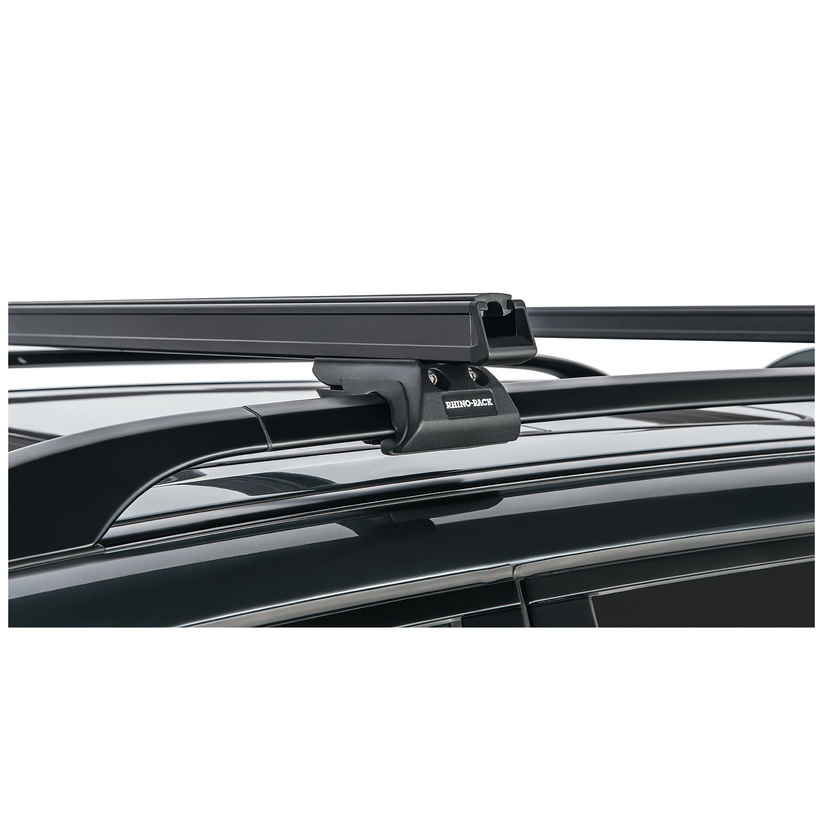 Kit 2 barres de toit noires RHINO-RACK Heavy Duty CXB • JA0494 