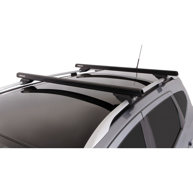 Kit 2 barres de toit noires RHINO-RACK Heavy Duty CXB • JA0494 