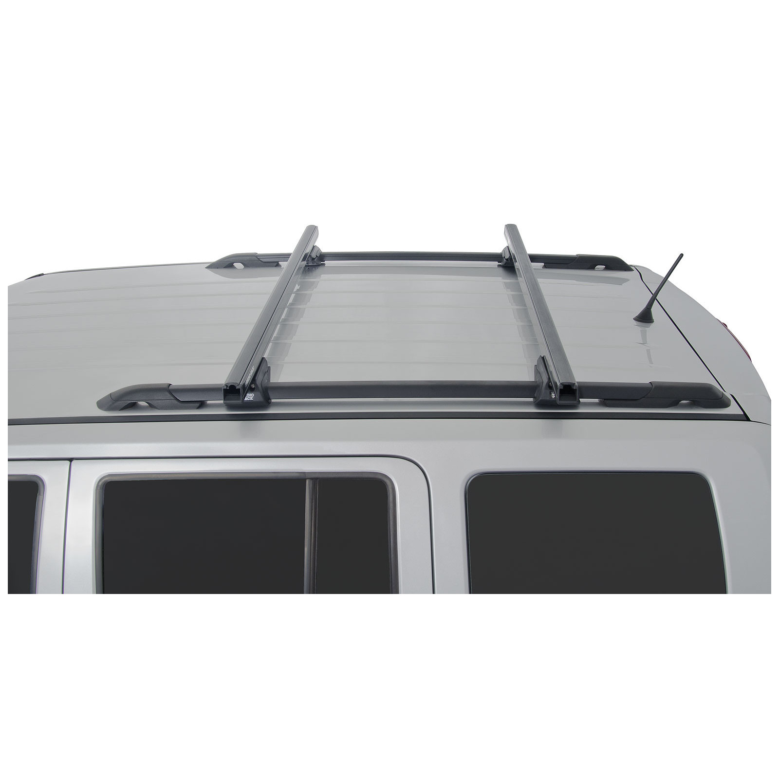 Kit 2 barres de toit noires RHINO-RACK Heavy Duty CXB • JA0494 