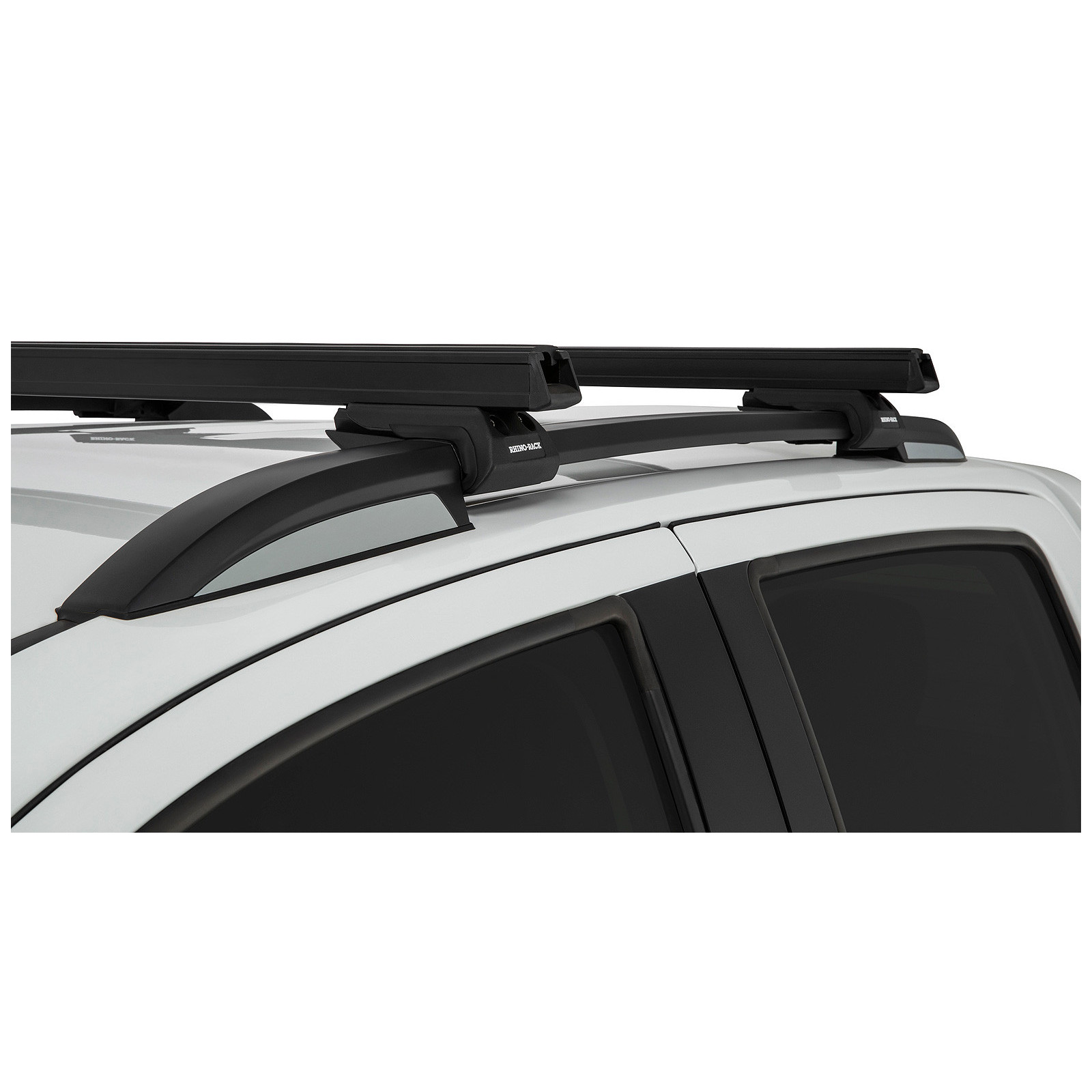 Kit 2 barres de toit noires RHINO-RACK Heavy Duty CXB • JA0494 