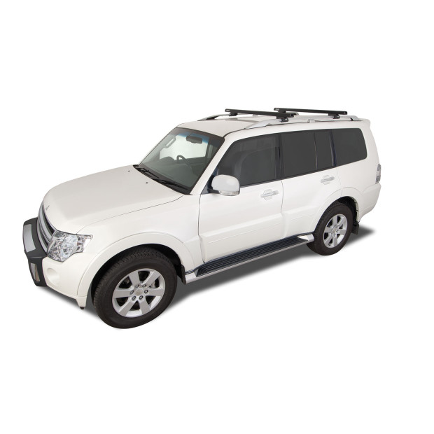 Kit 2 barres de toit noires RHINO-RACK Heavy Duty CXB • JA0629 