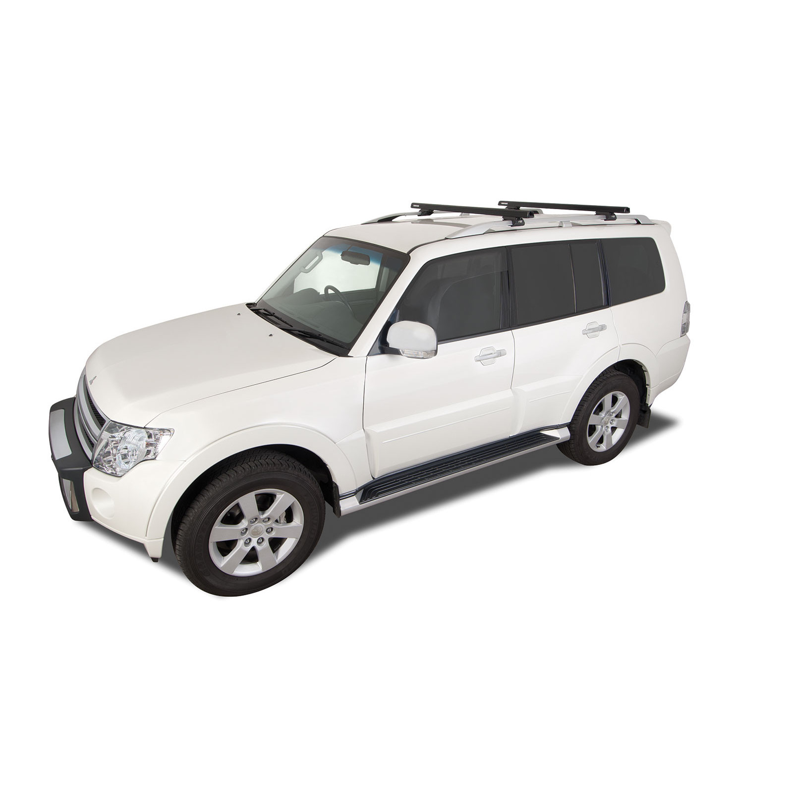 Kit 2 barres de toit noires RHINO-RACK Heavy Duty CXB • JA0629 