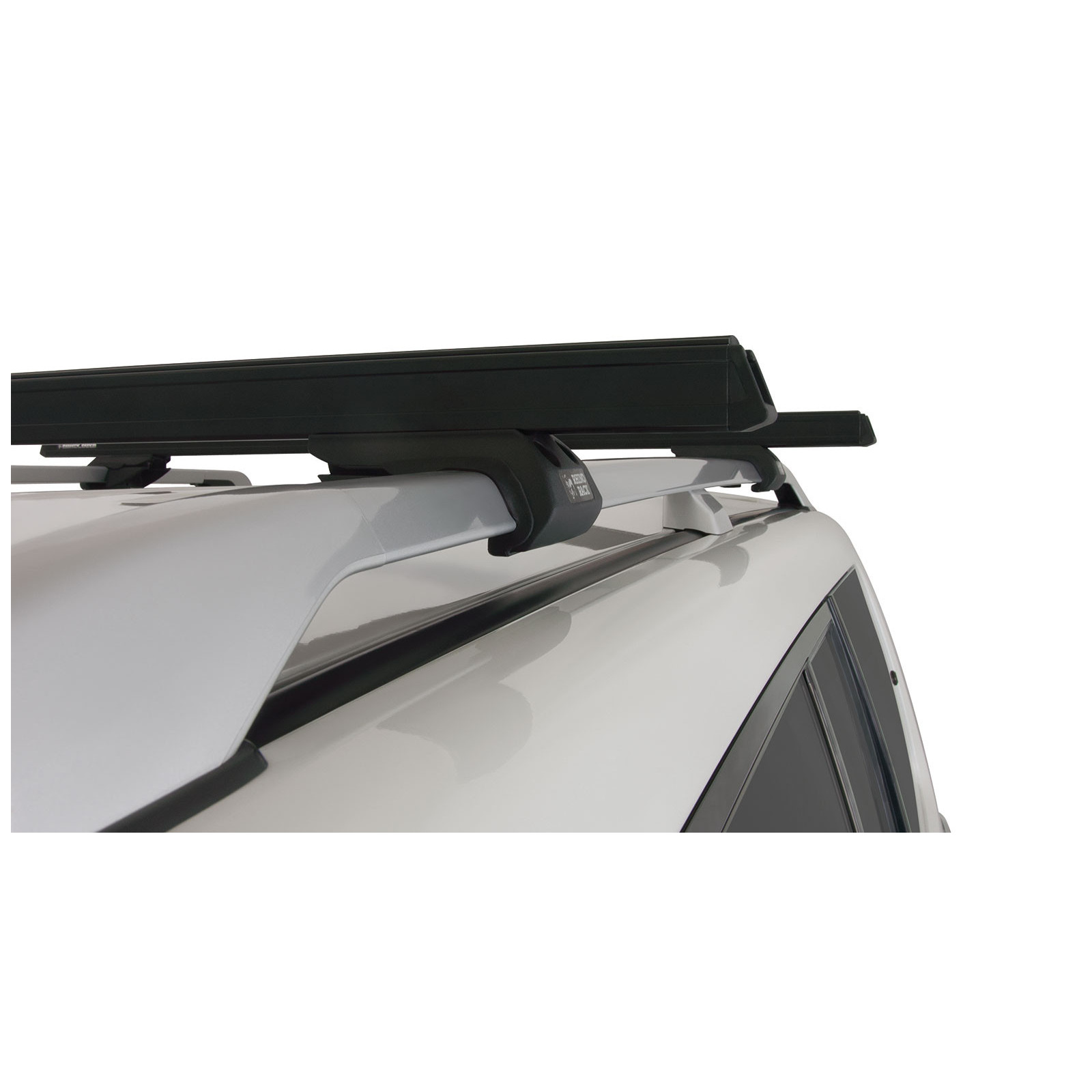 Kit 2 barres de toit noires RHINO-RACK Heavy Duty CXB • JA0629 