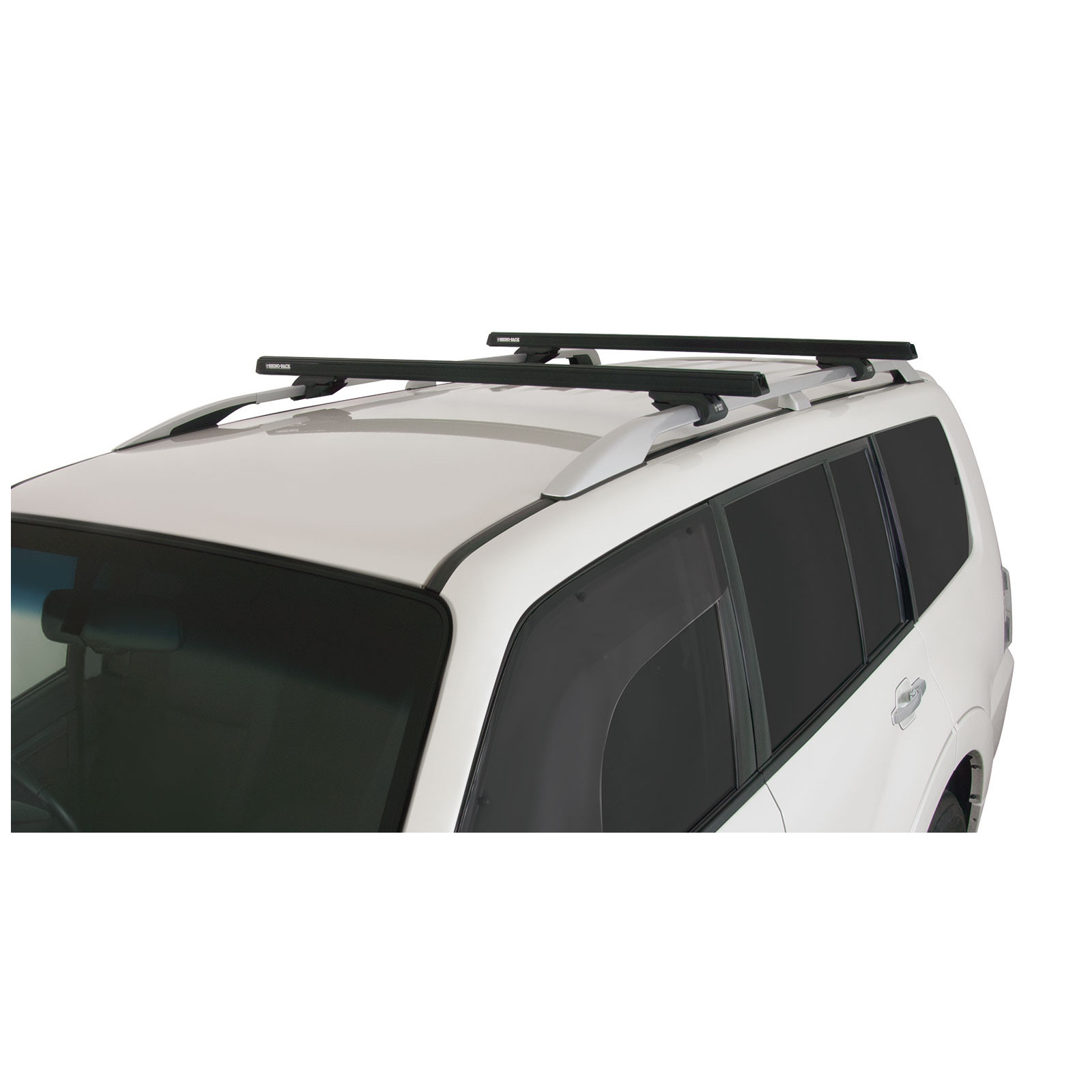 Kit 2 barres de toit noires RHINO-RACK Heavy Duty CXB • JA0629 