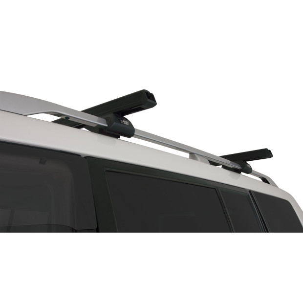 Kit 2 barres de toit noires RHINO-RACK Heavy Duty CXB • JA0629 