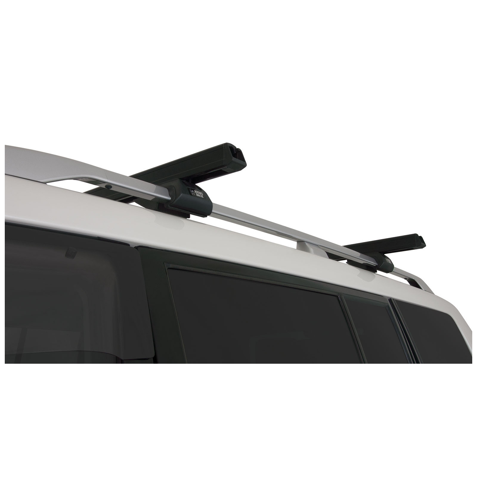 Kit 2 barres de toit noires RHINO-RACK Heavy Duty CXB • JA0629 