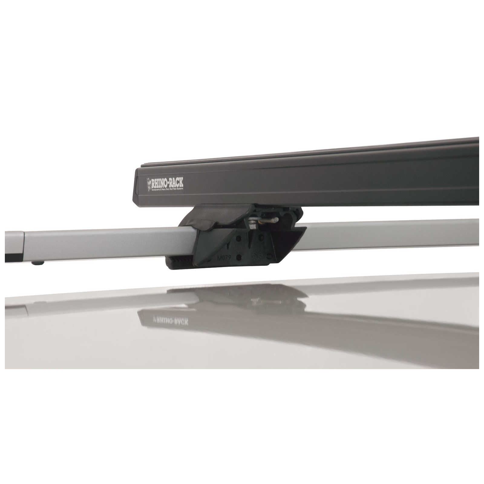 Kit 2 barres de toit noires RHINO-RACK Heavy Duty CXB • JA0629 