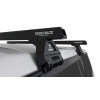 Kit 2 barres de toit noires RHINO-RACK Heavy Duty RL110 • JA0631 