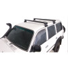 Kit 2 barres de toit noires RHINO-RACK Heavy Duty RL110 • JA0631 