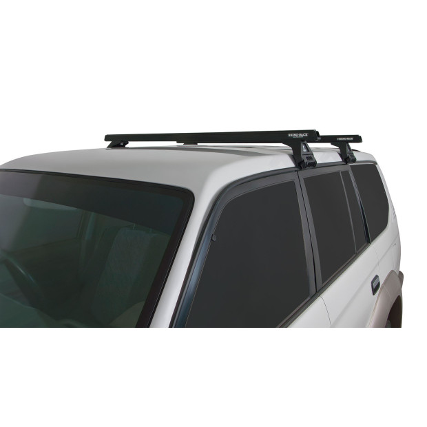 Kit 2 barres de toit noires RHINO-RACK Heavy Duty RL110 • JA0631 
