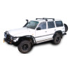 Kit 2 barres de toit noires RHINO-RACK Heavy Duty RL110 • JA0631 