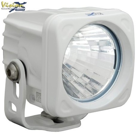 Phare LED Carré 3'' VISION X OPTIMUS Blanc 10W 1.052LM Faisceau Spot (LP) 10°